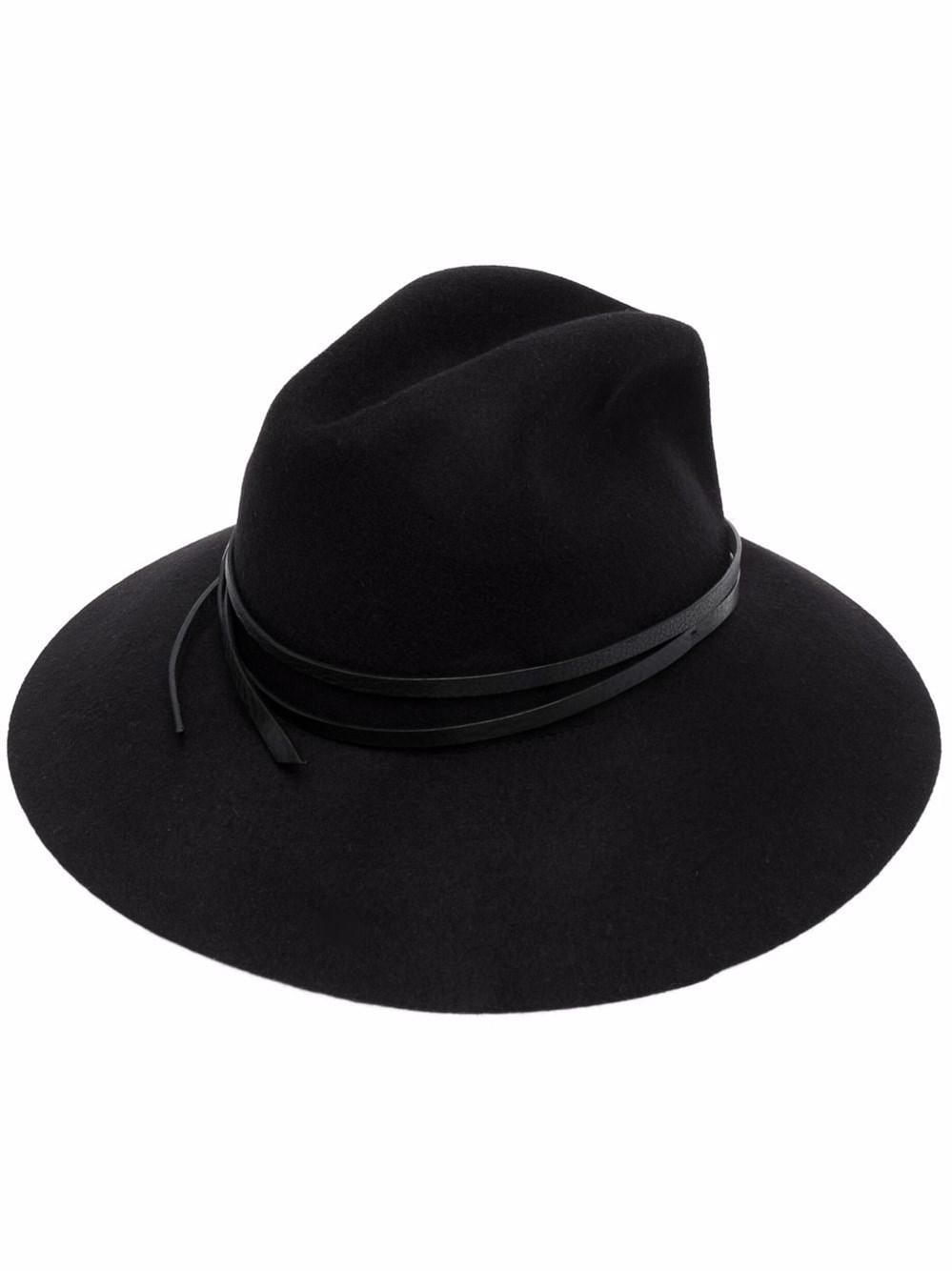 Shop Golden Goose Fedora Hat In Black  