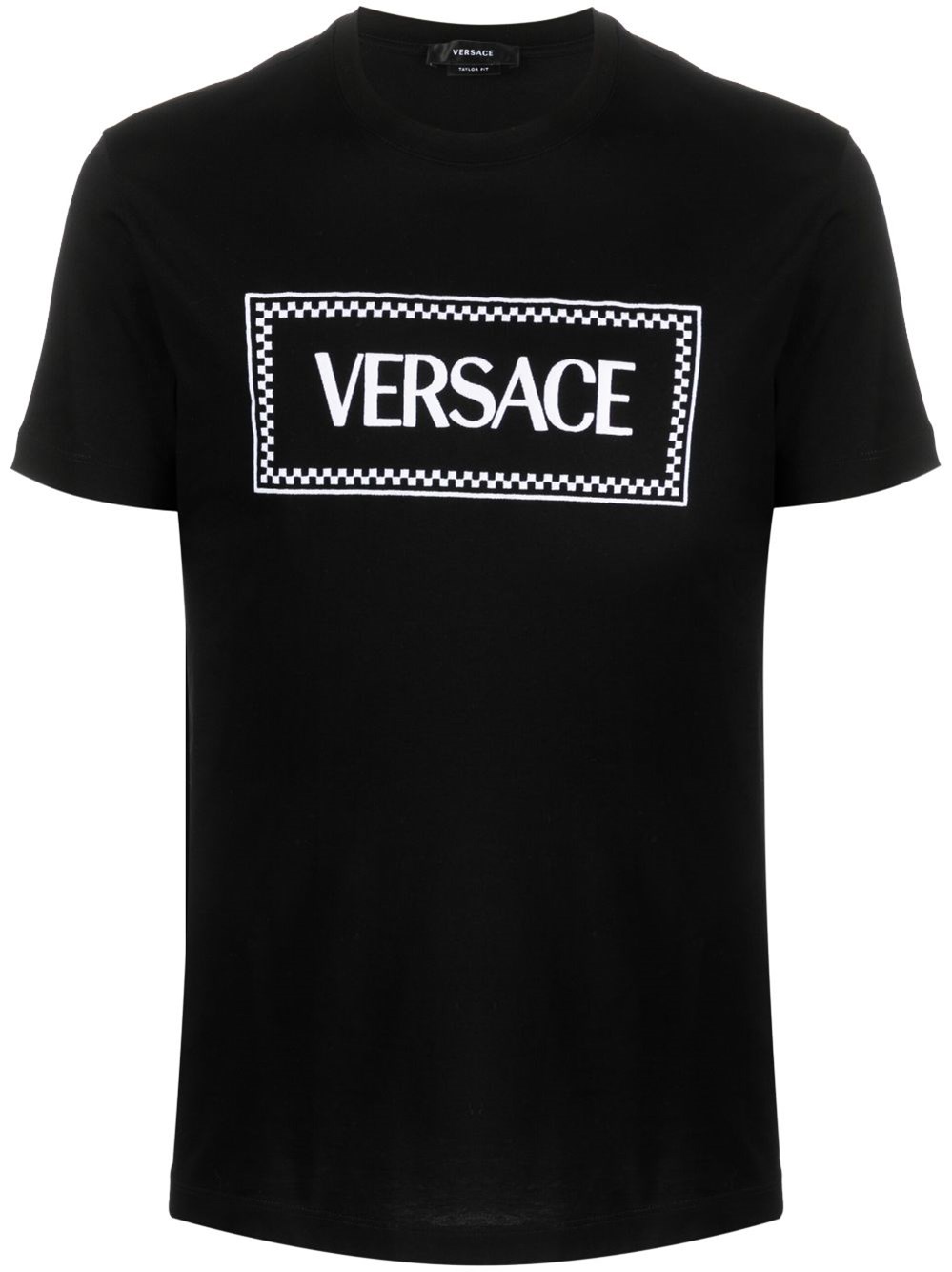 Shop Versace T-shirt Logo In Black  