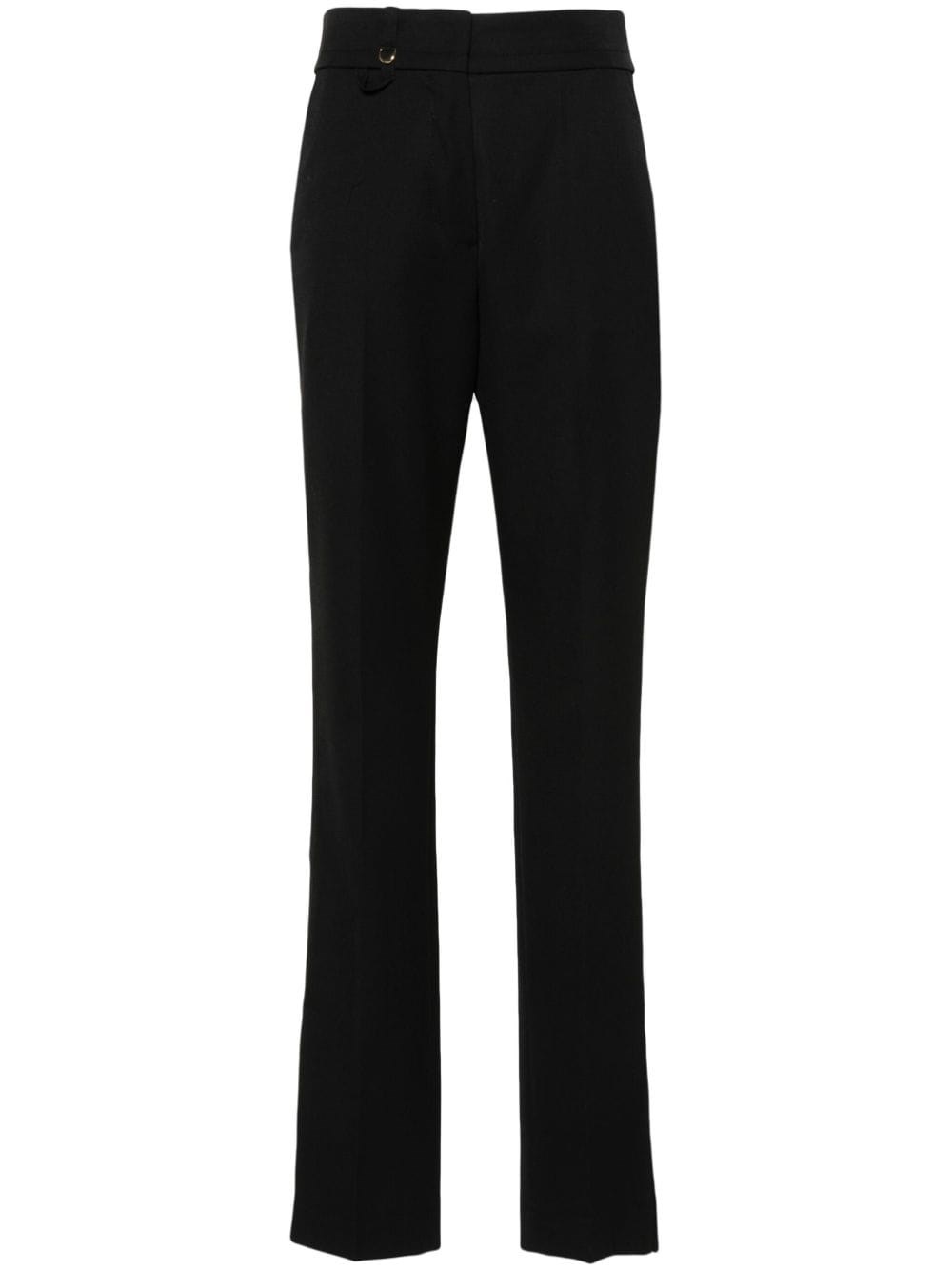 Jacquemus High-waisted Pants In Black  