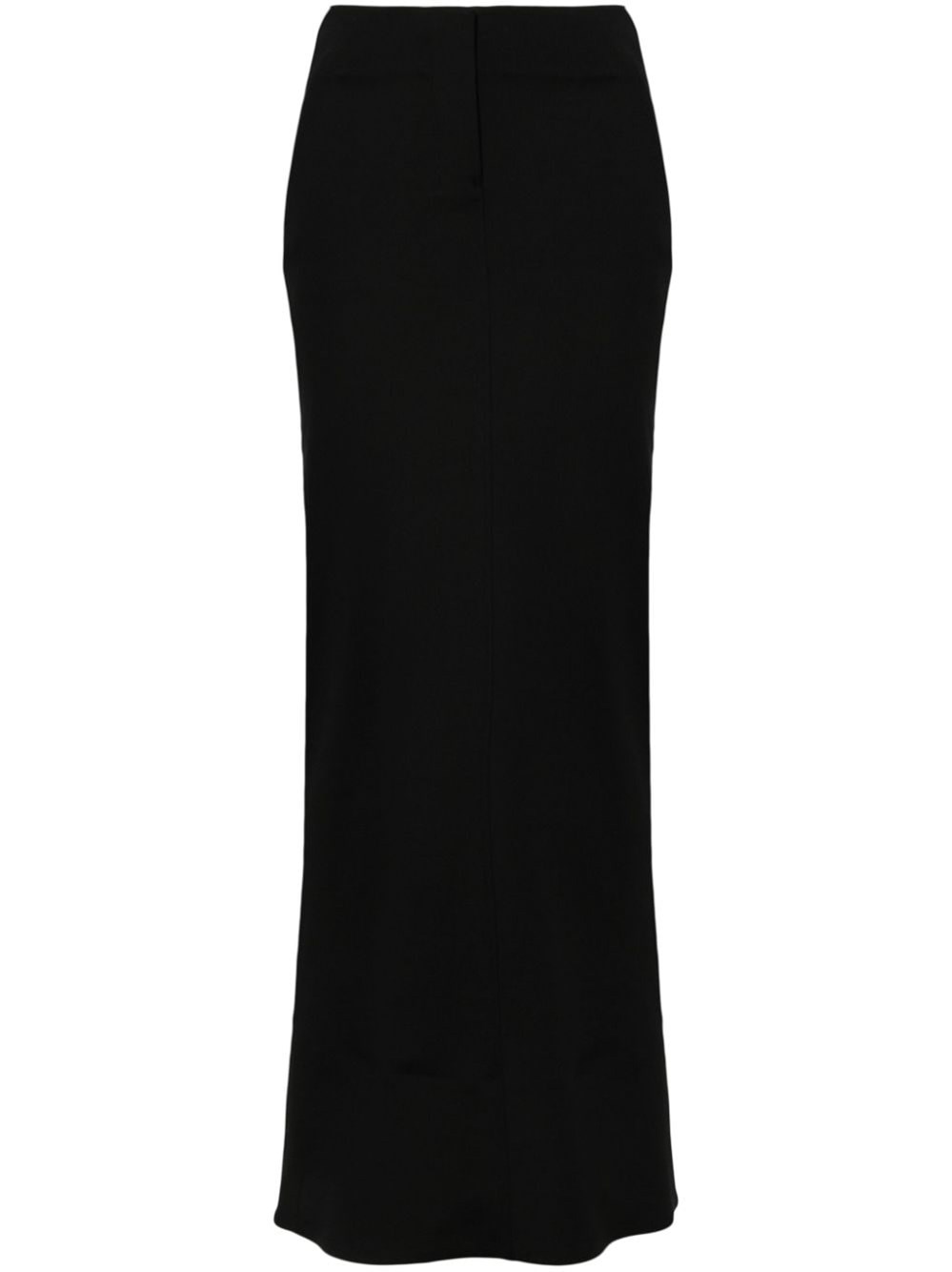 Jacquemus Stretch Jersey Skirt In Black  