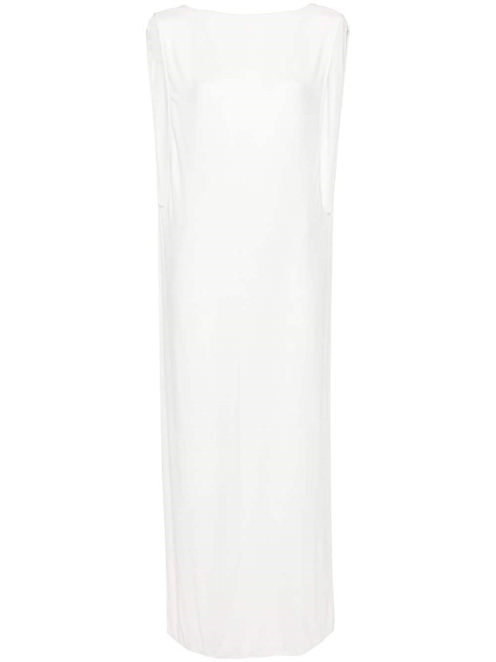 Shop Jacquemus Exposed Back Dress In White