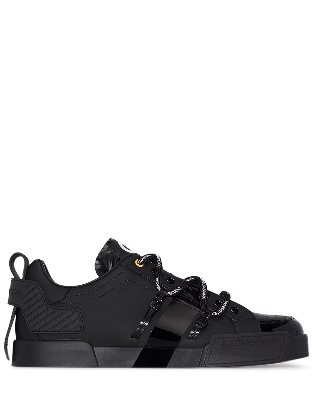 Shop Dolce & Gabbana 'portofino' Sneakers In ブラック