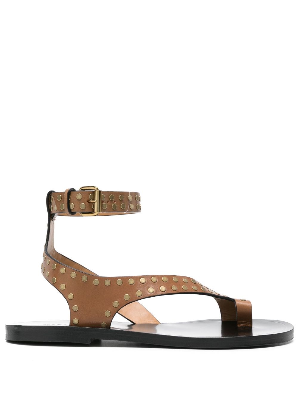 Isabel Marant Calf Leather Sandals In Brown