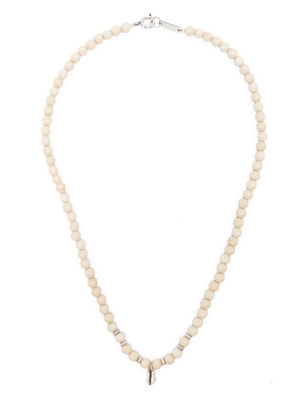Shop Marant Necklace With Pendant In Neutrals