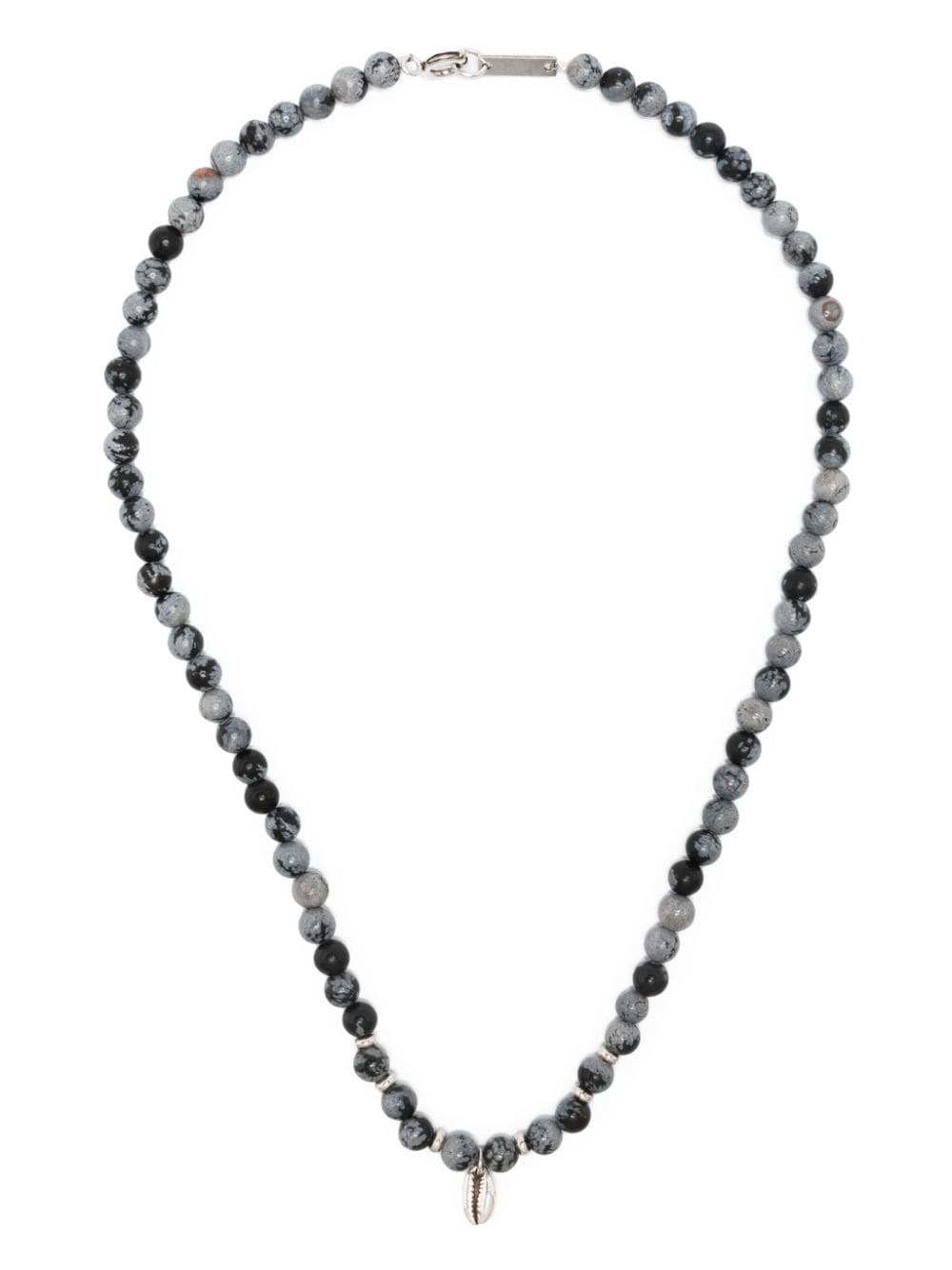 Shop Marant Necklace With Pendant In Black  