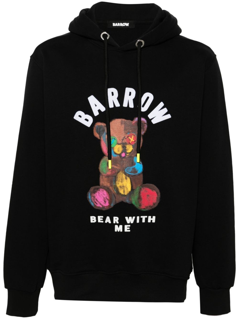 Shop Barrow Printed Sweatshirt In ブラック