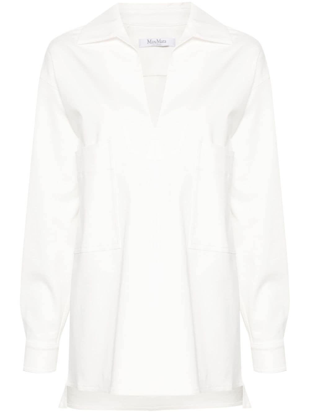 Max Mara Oversized Shirt In White