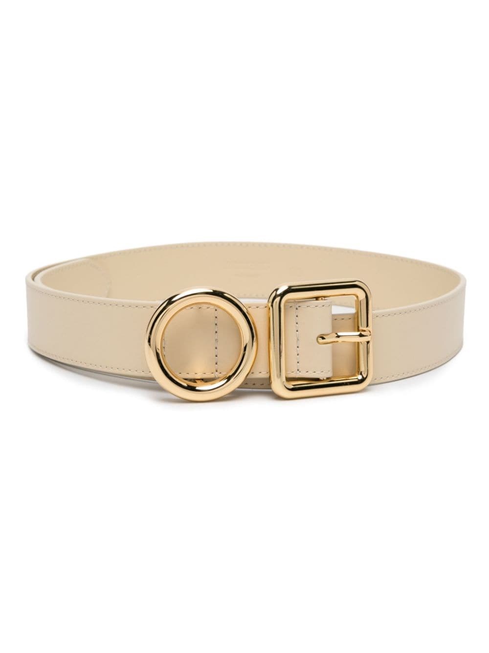 Jacquemus Leather Regalo Belt In White