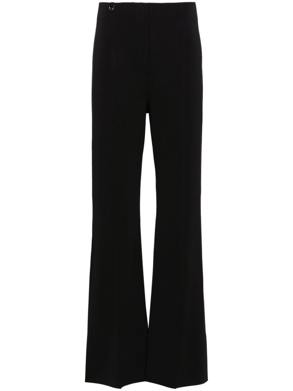 Jacquemus Stretch High-waisted Pants In Black  