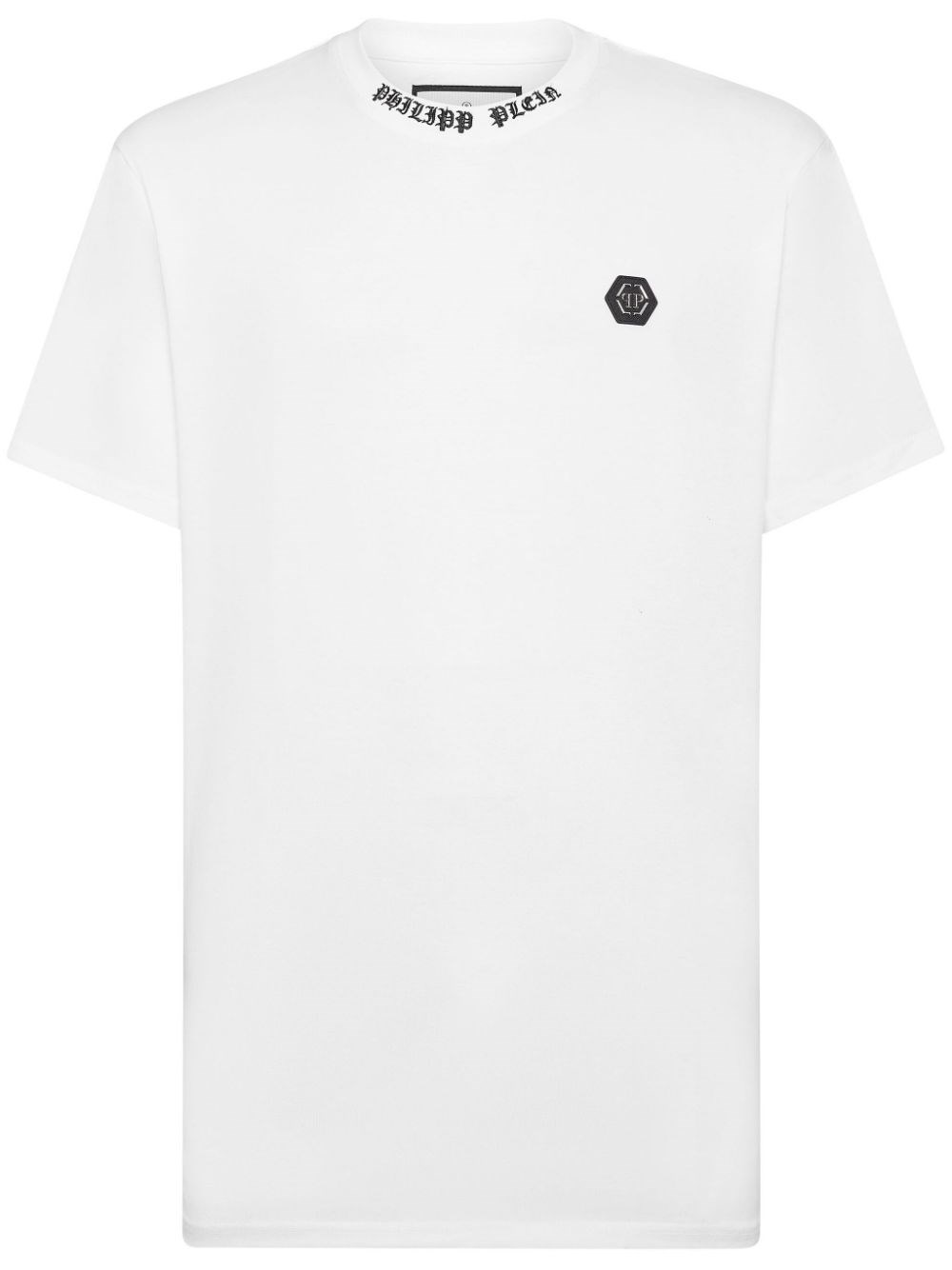 Shop Philipp Plein T-shirt Logo In White