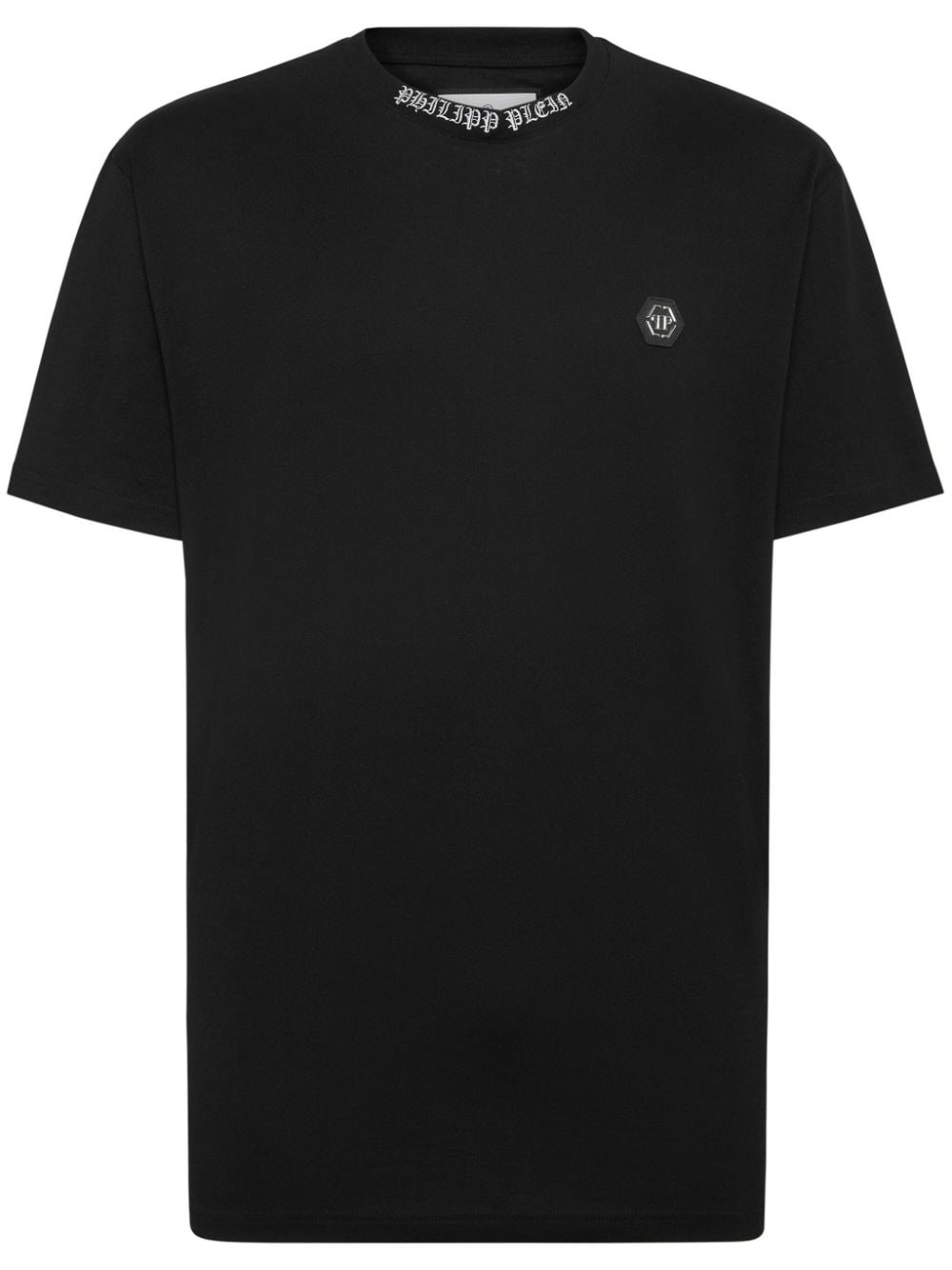 Shop Philipp Plein T-shirt Logo In Black  