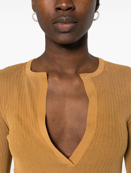 MAX MARA - RIBBED SILK SWEATER