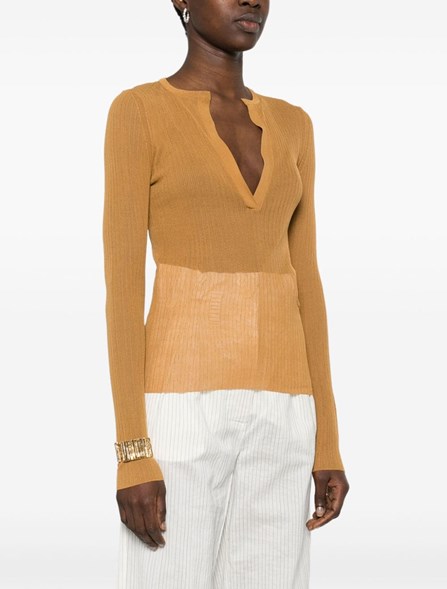 MAX MARA - RIBBED SILK SWEATER