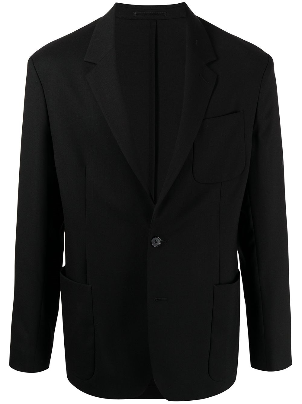 Shop Paul Smith Single Breast Blazer Jacket In Black  