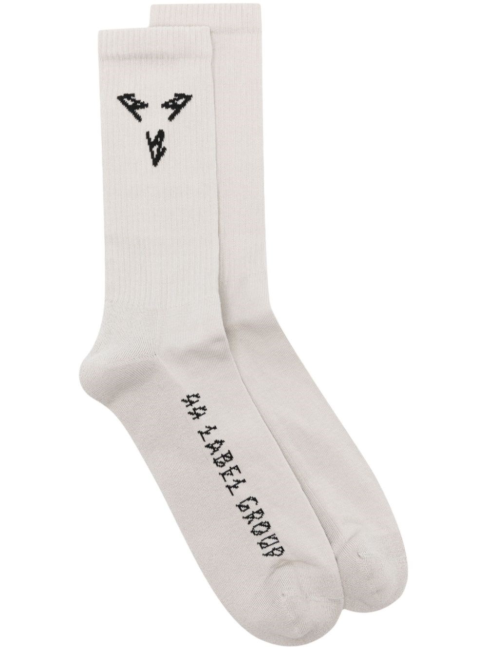 Shop 44 Label Group Logo Socks In White