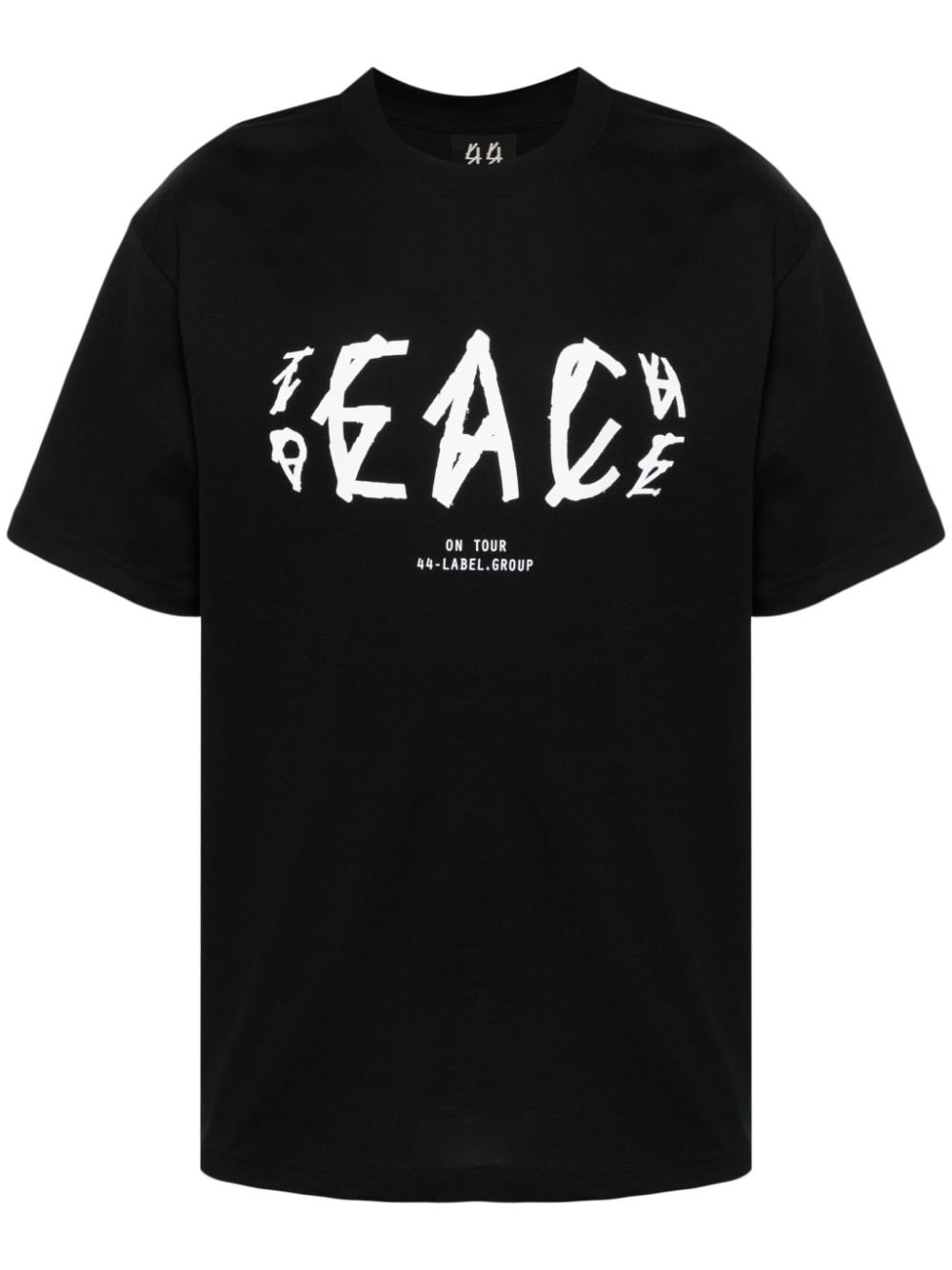 44 Label Group Printed T-shirt In Black