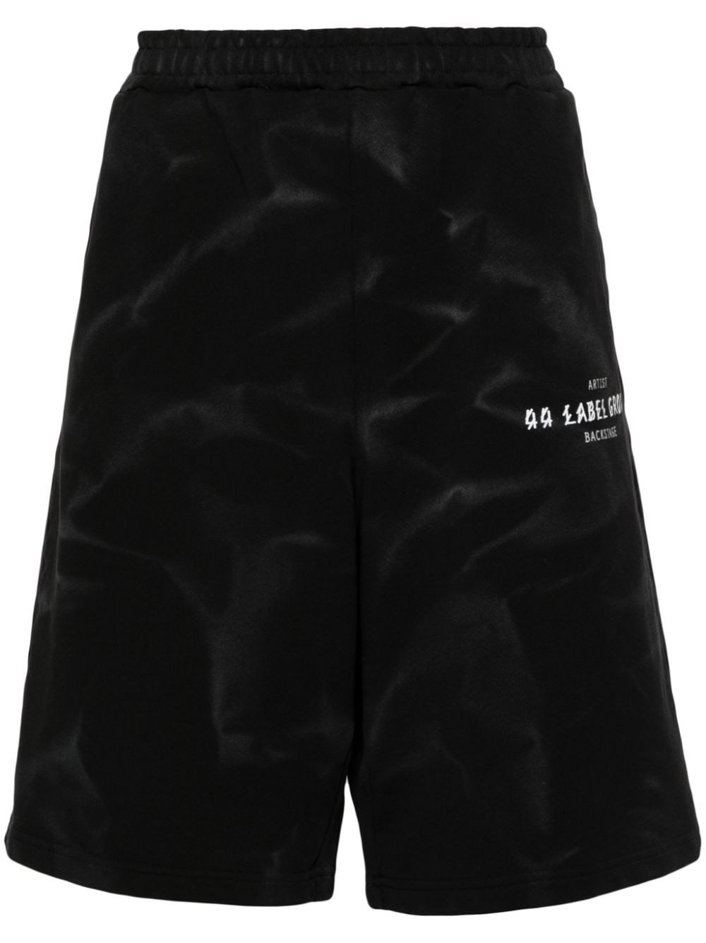 Shop 44 Label Group Printed Bermuda Shorts In Black  