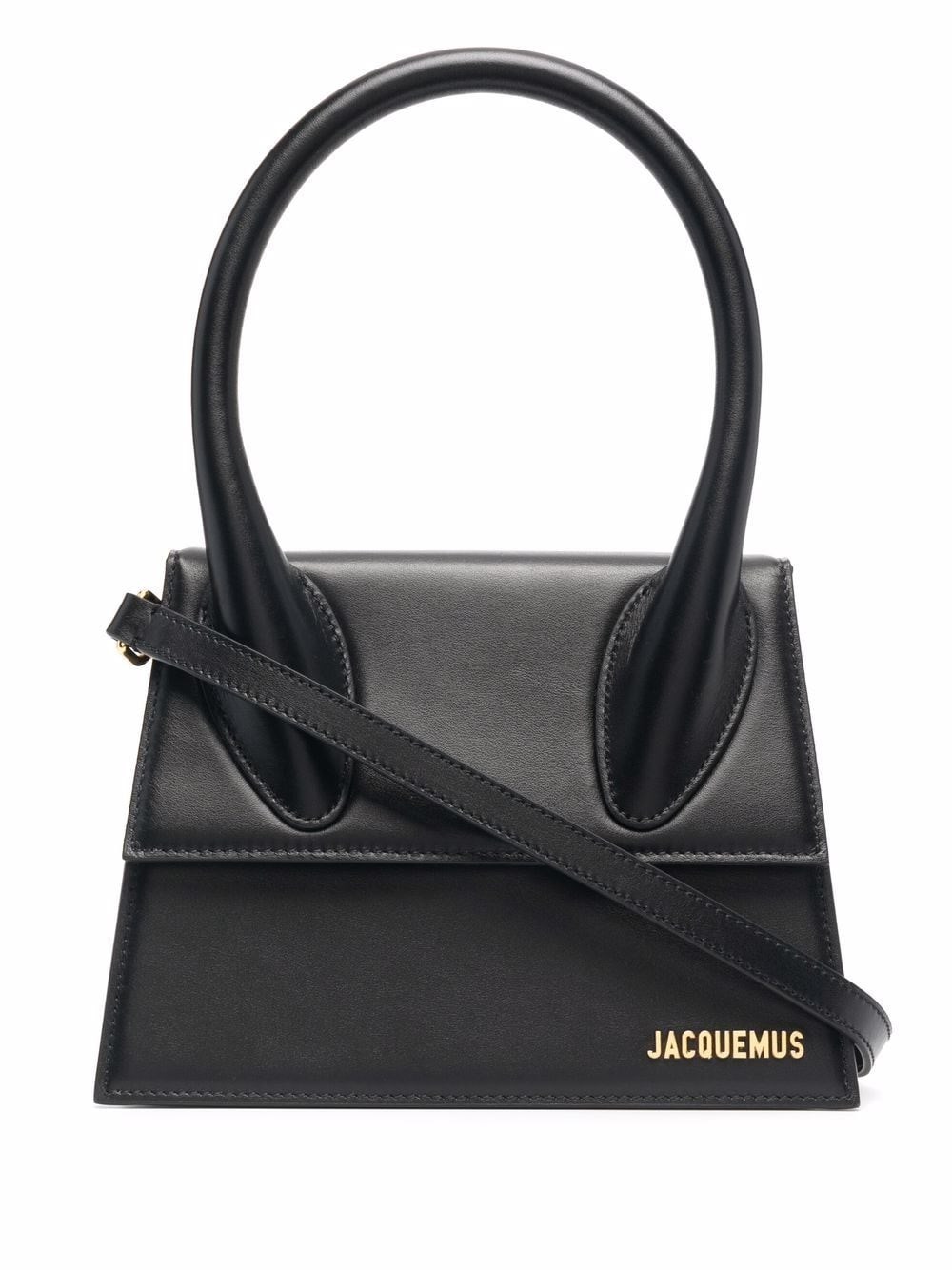 Shop Jacquemus "le Grand Chiquito" Bag In Black  