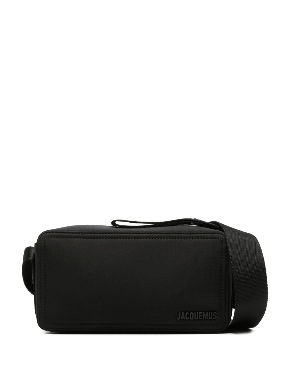 Shop Jacquemus 'la Cuerda Orizontal' Bag In Black  