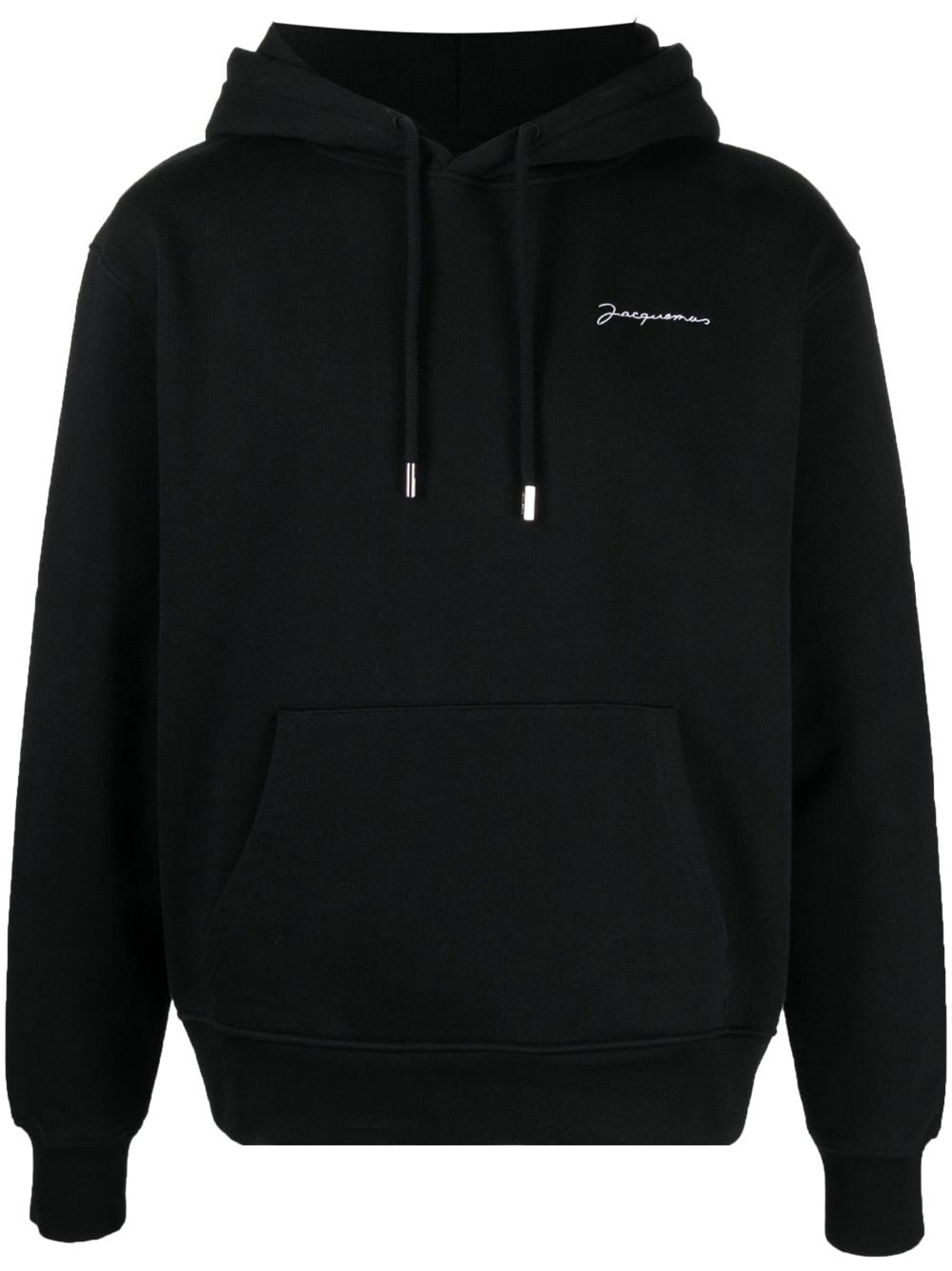 Shop Jacquemus Logo Sweatshirt In Black  