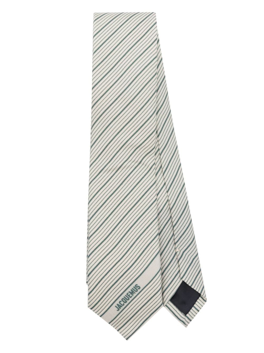 Jacquemus 'le Cravatte' Tie In Gray