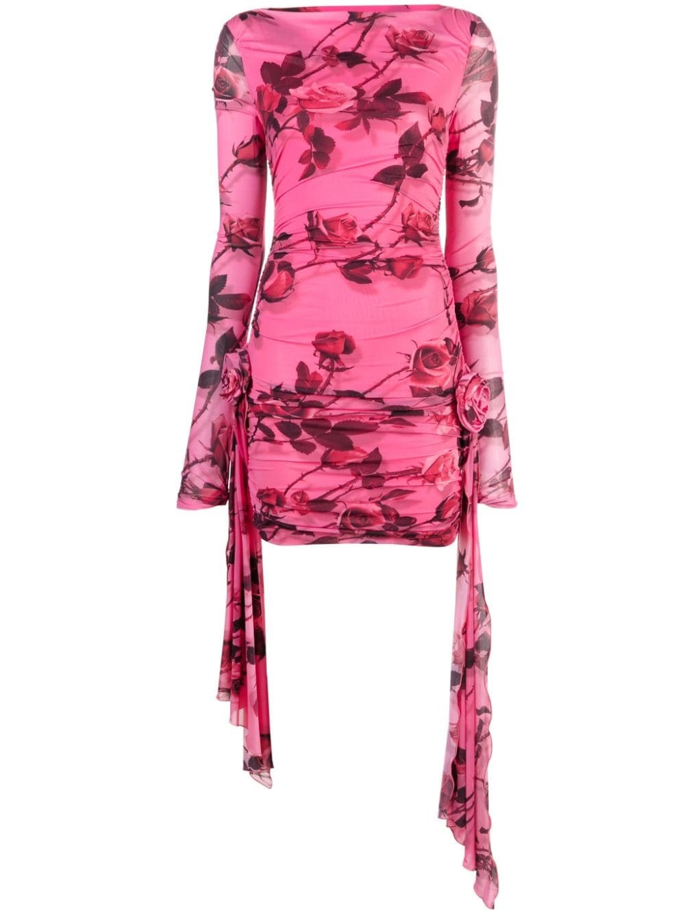 Shop Blumarine Jersey Minidress In Pink
