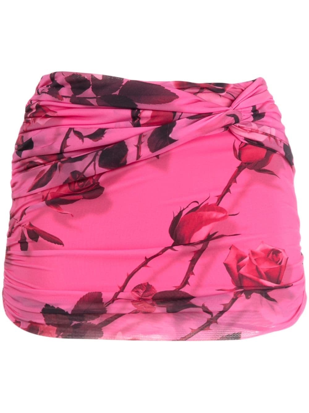Shop Blumarine Jersey Skirt In Pink