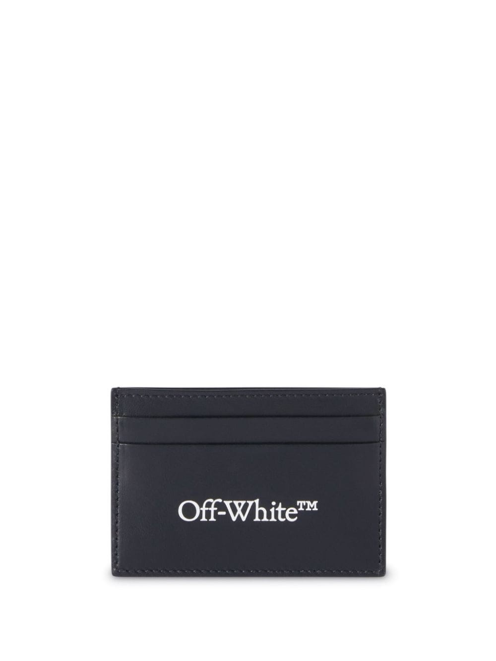 Off-white Logo Card Holder In Black  