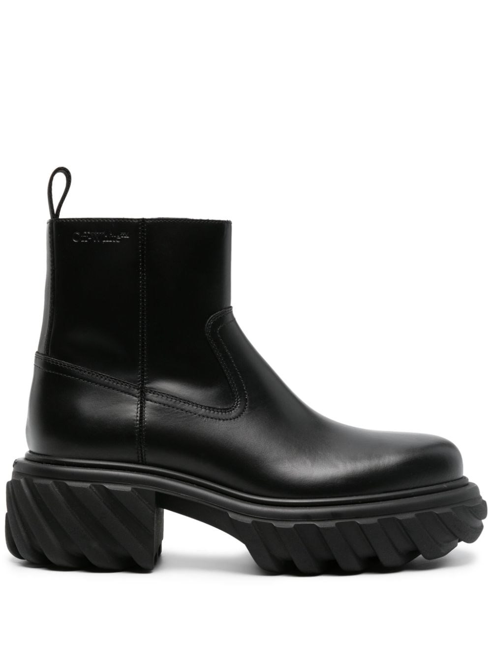 Shop Off-white 'exploration' Boots In Black  