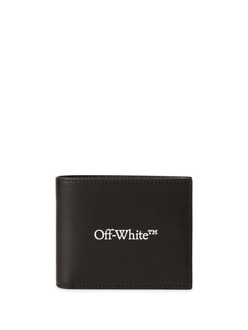 Shop Off-white Logo Wallet In Black  