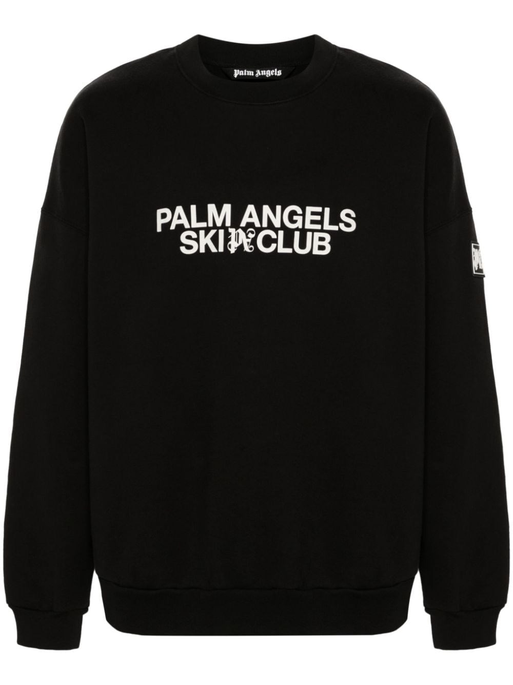 Shop Palm Angels 'ski Club' Sweatshirt In Black  