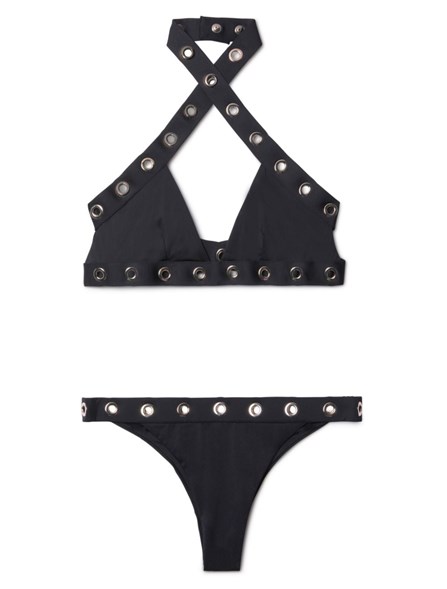 OFF WHITE Bikini with crossed bands and eyelets Dante5