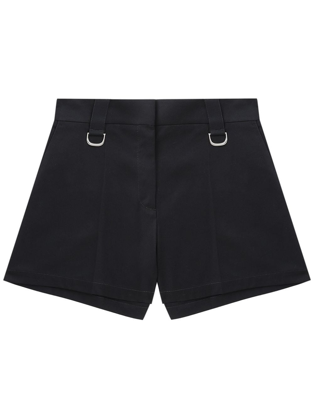 Shop Off-white Cotton Shorts In Black  