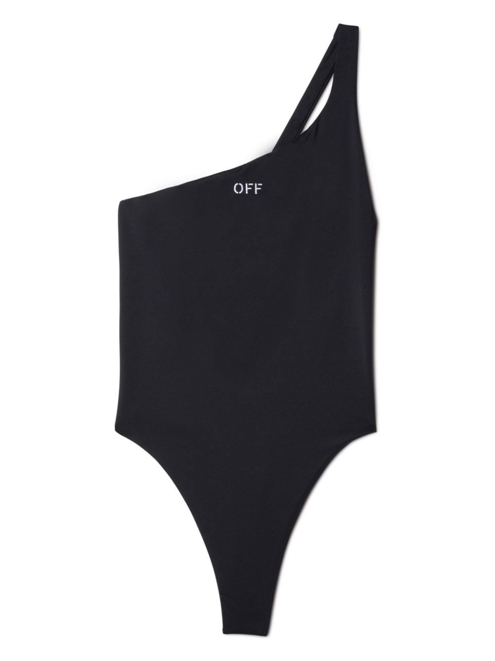 Shop Off-white One-piece Swimsuit In Black  