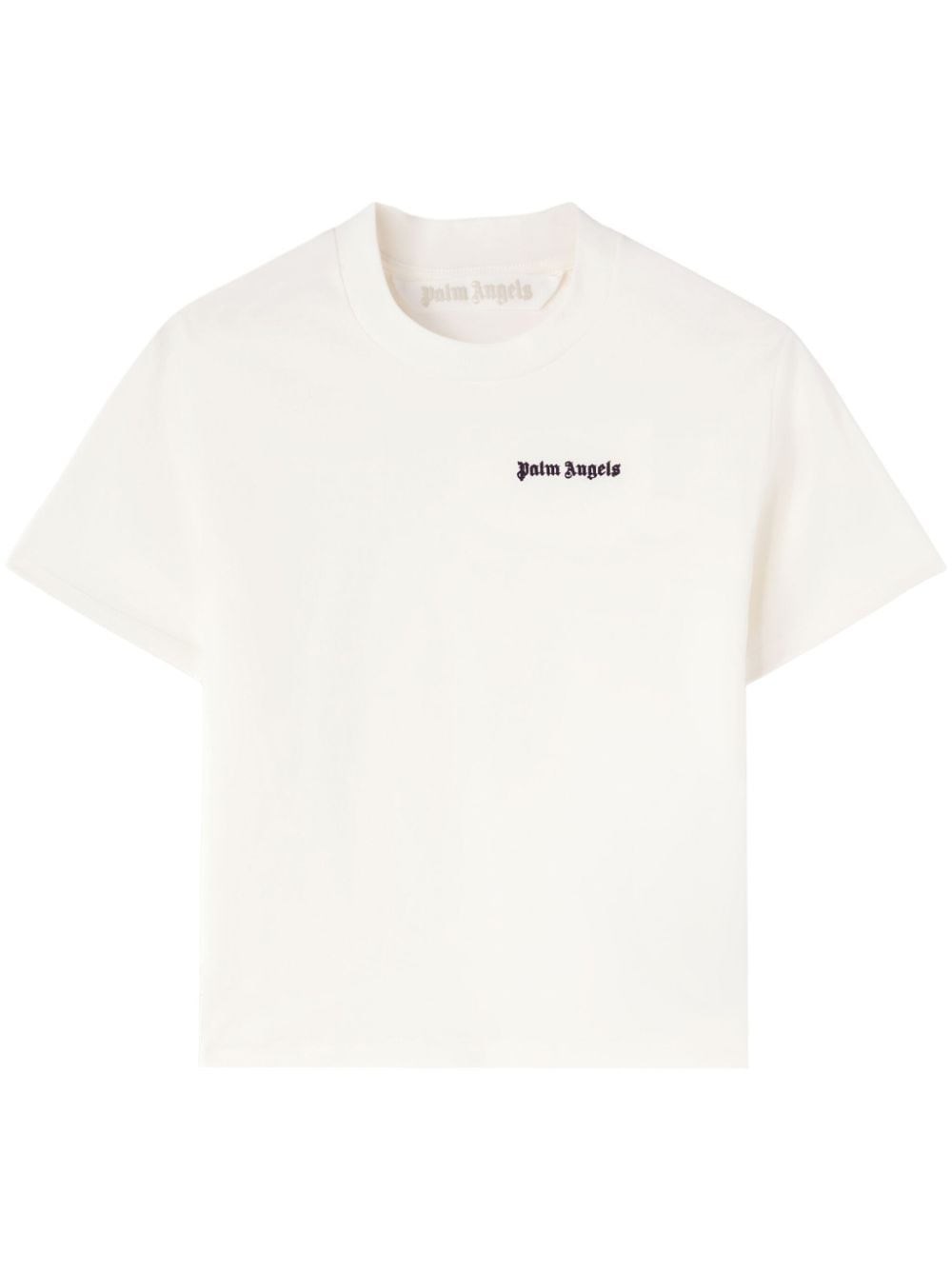 Shop Palm Angels Cotton Jersey T-shirt In White