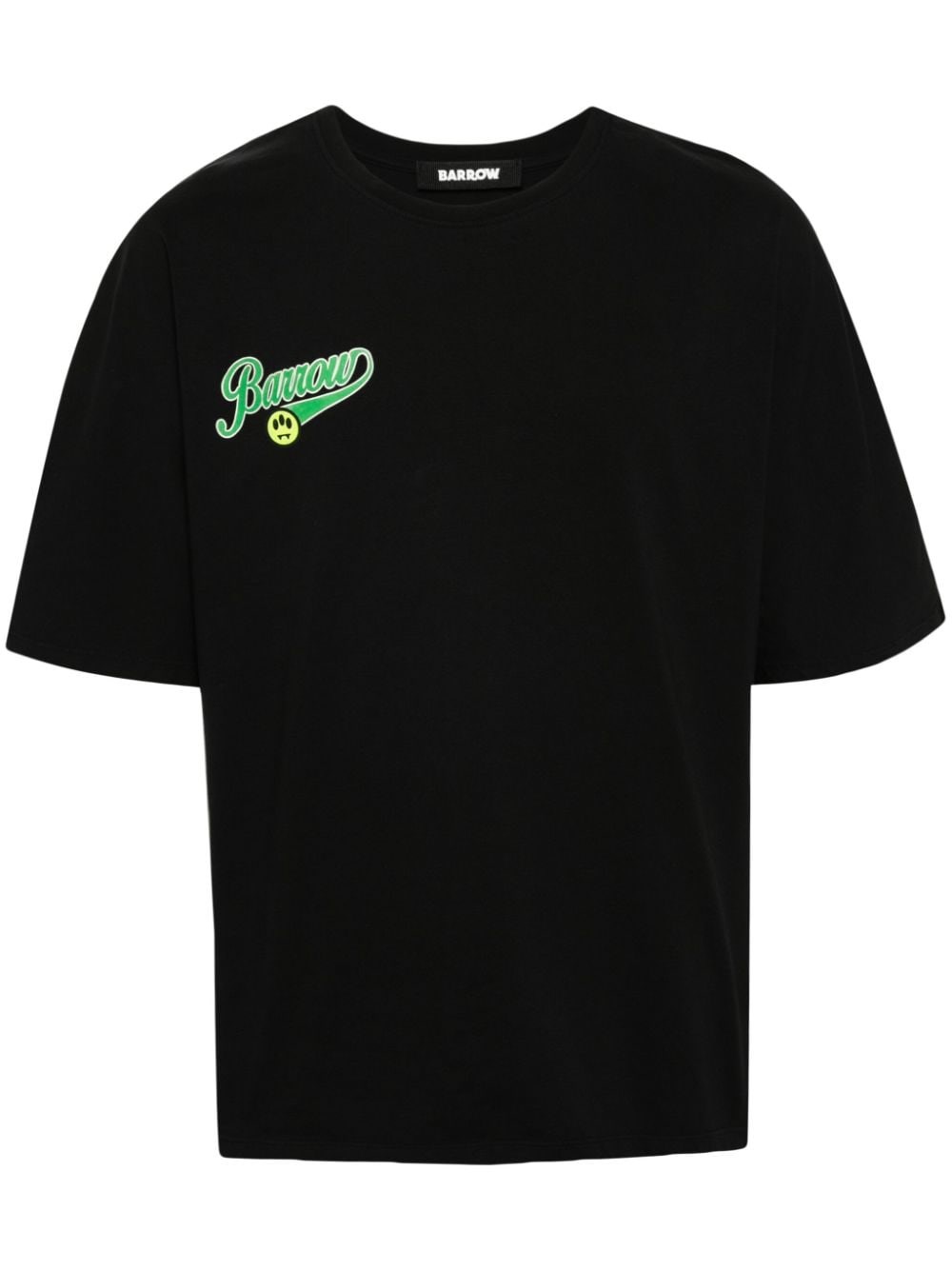 Shop Barrow Cotton Jersey T-shirt In Black  