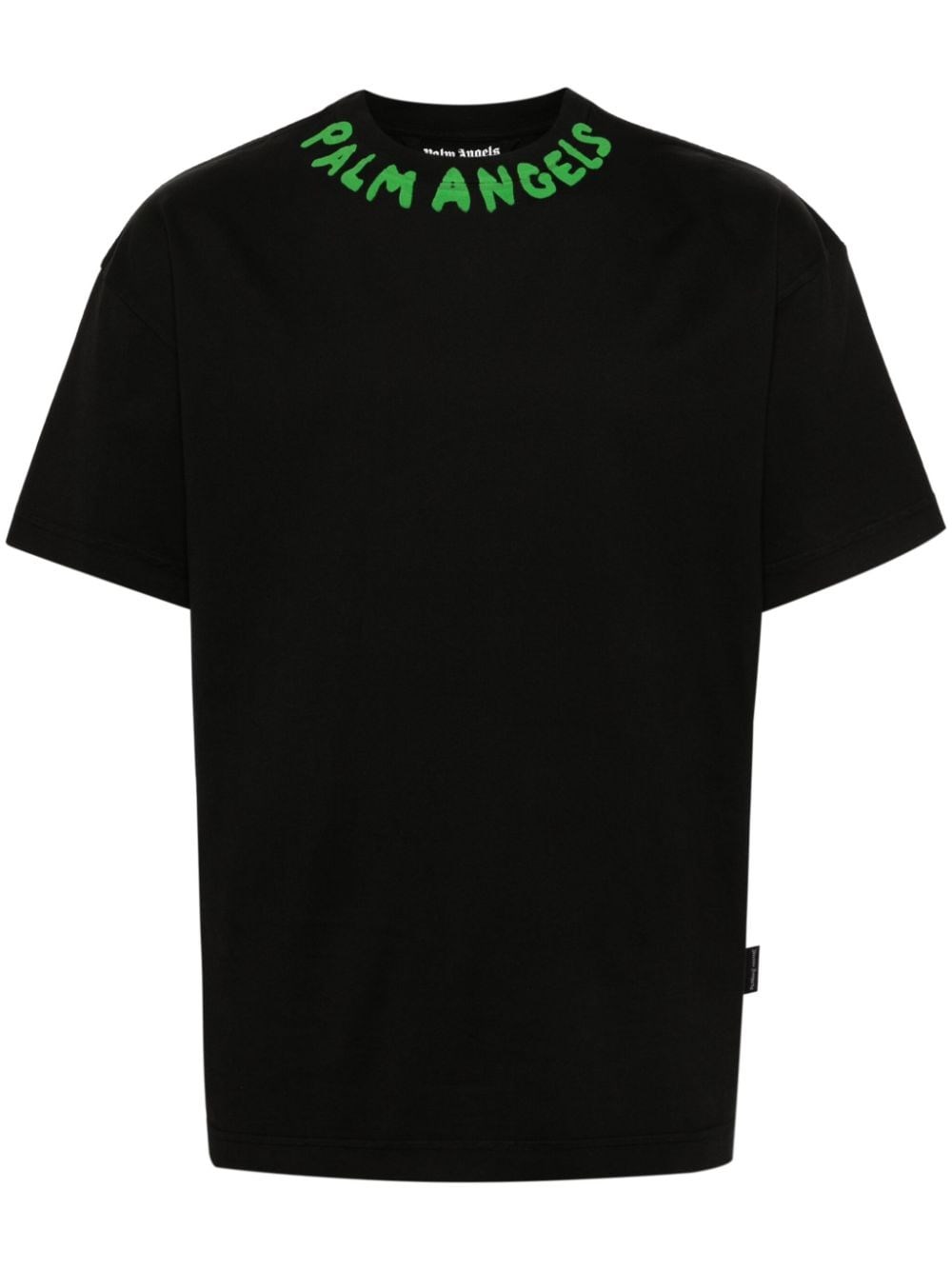 Shop Palm Angels T-shirt Logo In Black  