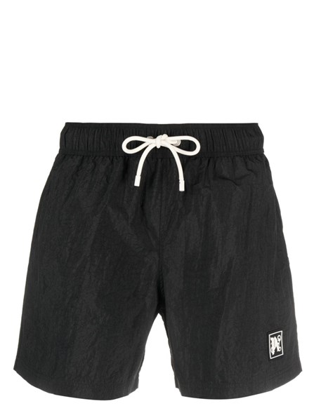 PALM ANGELS - LOGO BEACH SHORTS