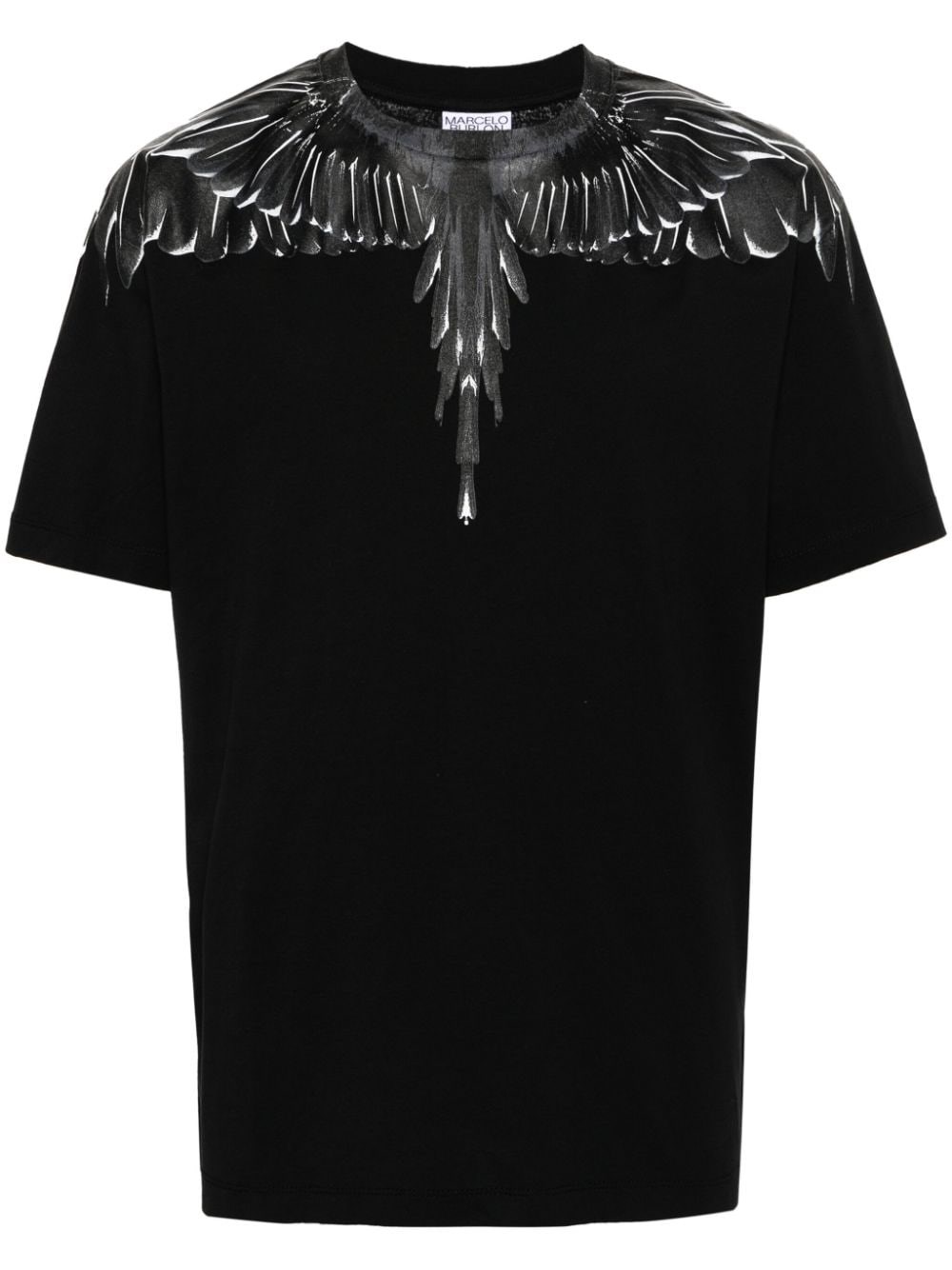 Shop Marcelo Burlon County Of Milan 'wings' T-shirt In ブラック