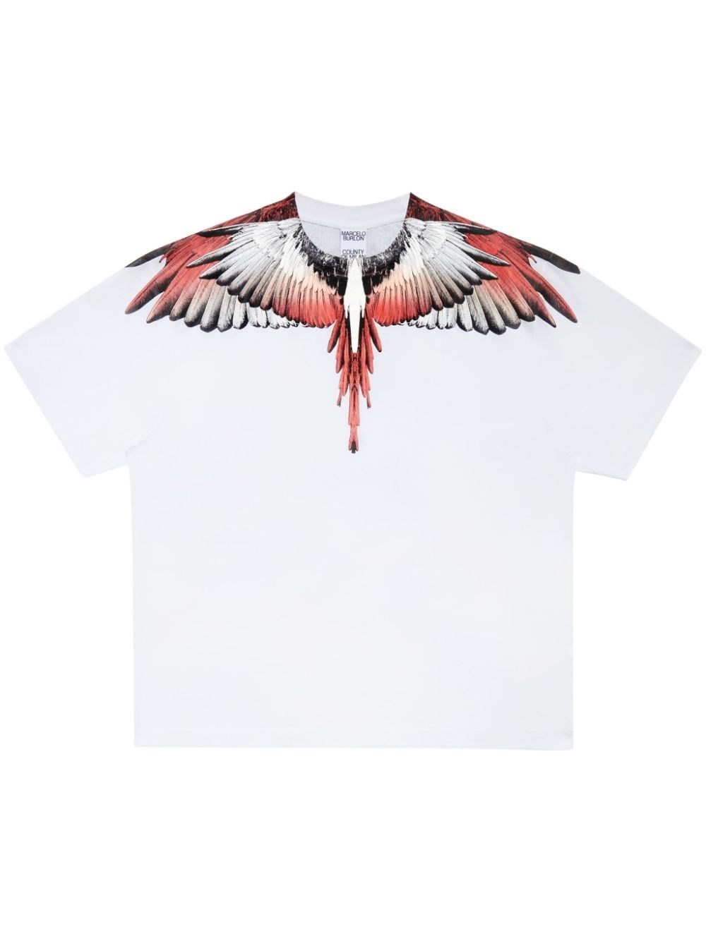Shop Marcelo Burlon County Of Milan 'wings' T-shirt In ホワイト