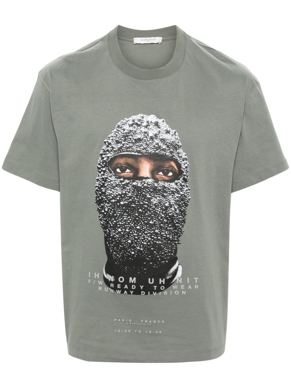 Shop Ih Nom Uh Nit Printed T-shirt In Gray
