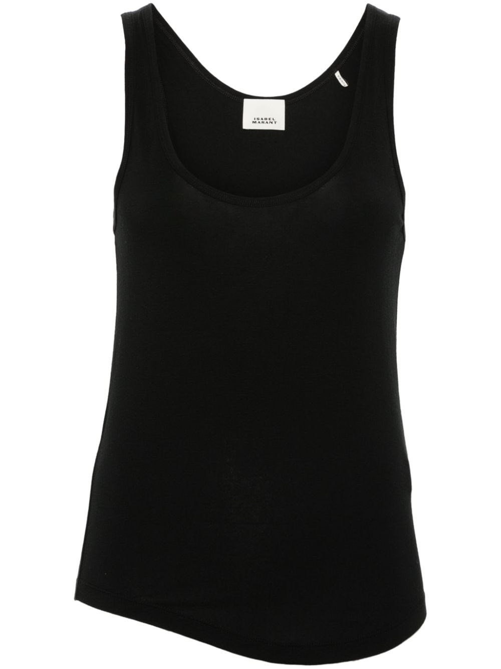 Shop Isabel Marant Stretch Jersey Tank Top In Black  