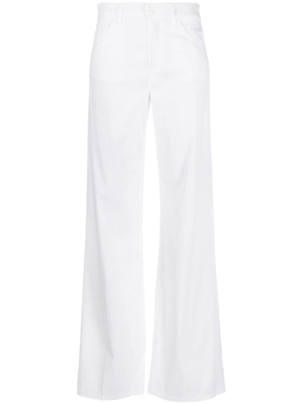 Dondup High-waist Wide-leg Jeans In ホワイト