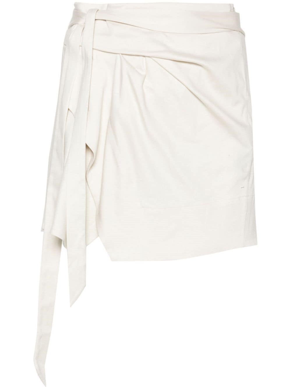 Shop Isabel Marant Wrap Skirt In White