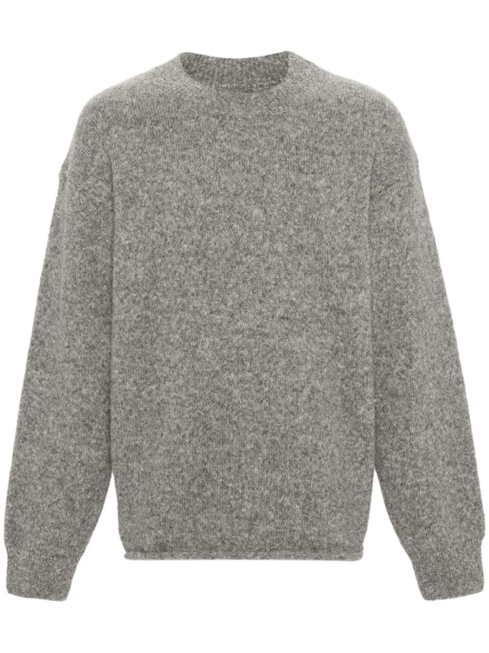 Shop Jacquemus 'le Pull' Sweater In Gray