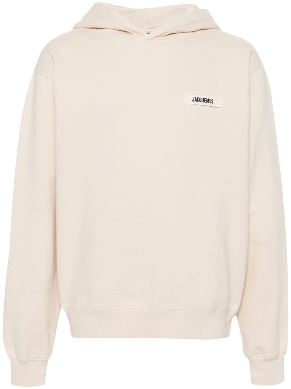 Shop Jacquemus Logo Sweatshirt In Neutrals