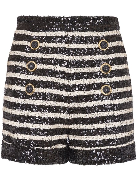 BALMAIN Sequin shorts | Dante5.com DF1PA265XJ31EAB