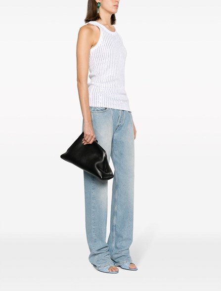 THE ATTICO - 'DAY OFF' LEATHER SHOULDER BAG