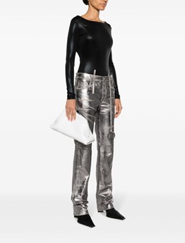 THE ATTICO - Borsa a spalla 'Day Off' in pelle