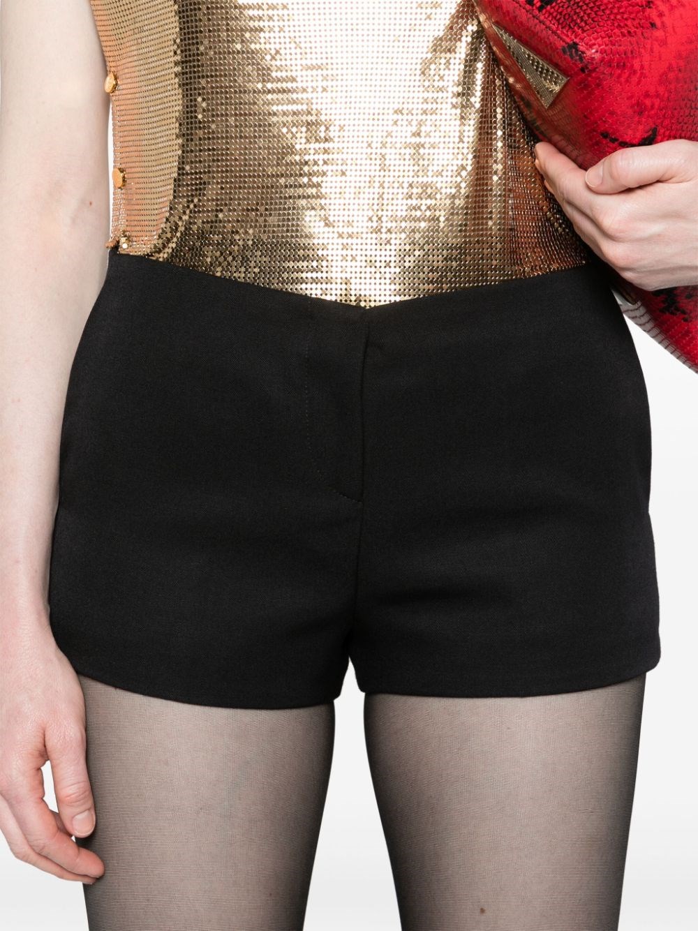 The Attico The Attico American Fleece Shorts main image 1